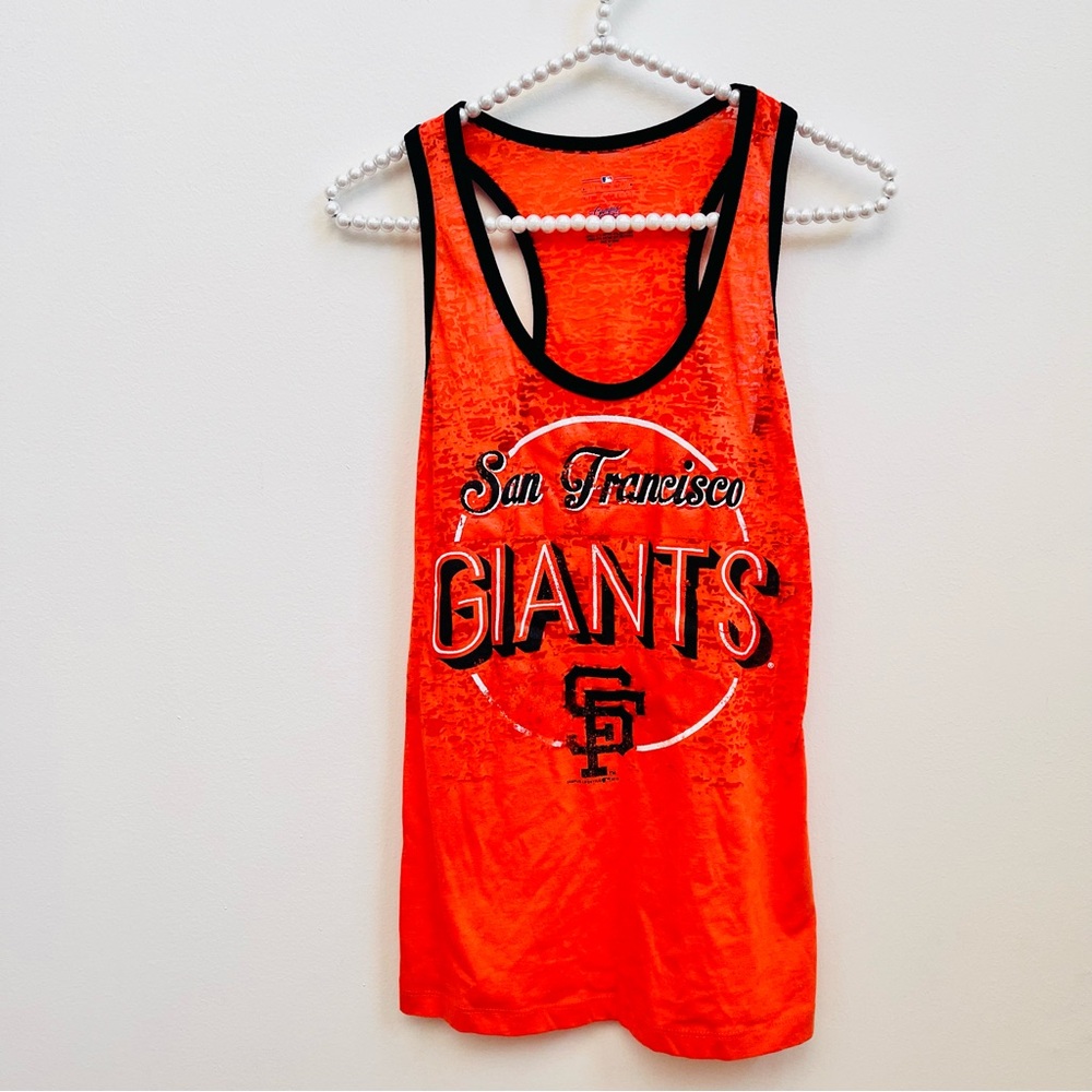 San Francisco Giants Burnout Tank Top NWT